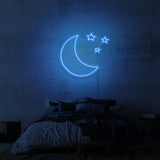 Leuchtreklame „STERNENNACHT“.