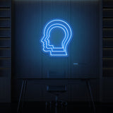 Leuchtreklame „Bewusstsein“.