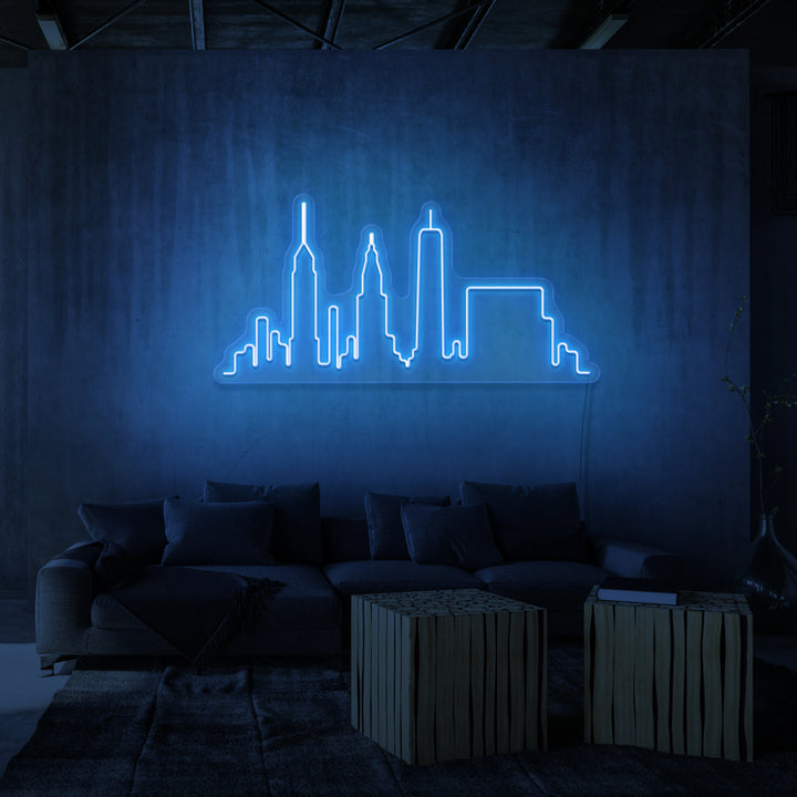 „NYC SKYLINE“ NEONSCHILD