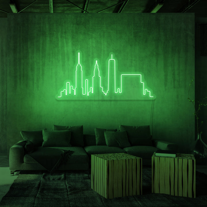 „NYC SKYLINE“ NEONSCHILD