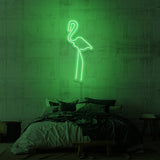 Leuchtreklame „FLAMINGO“.