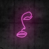 „LINE ART FACE“ NEONSCHILD