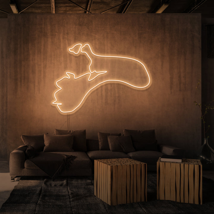 „MOND“ NEONSCHILD