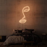 „LINE ART FACE“ NEONSCHILD