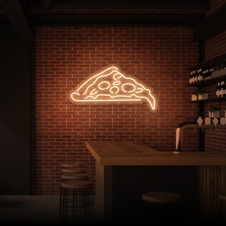 „PIZZA-SCHEIBE“ NEONSCHILD