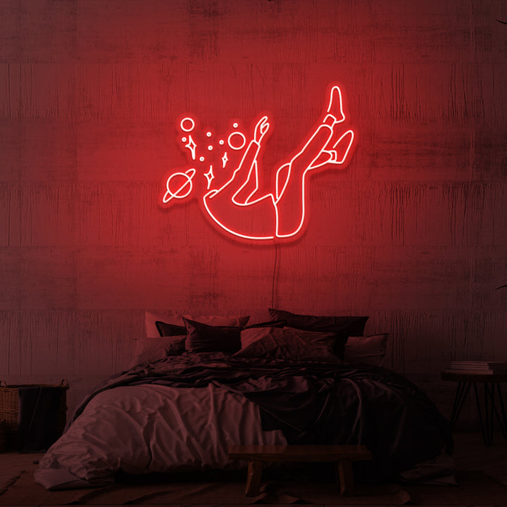 Leuchtreklame „DREAMER“.