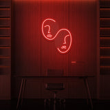 Leuchtreklame „PARTNER“.