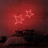 Leuchtreklame „STERNE“.