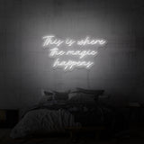 „MAGISCHES“ NEONSCHILD