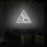 Leuchtreklame „LIEBHABER“.