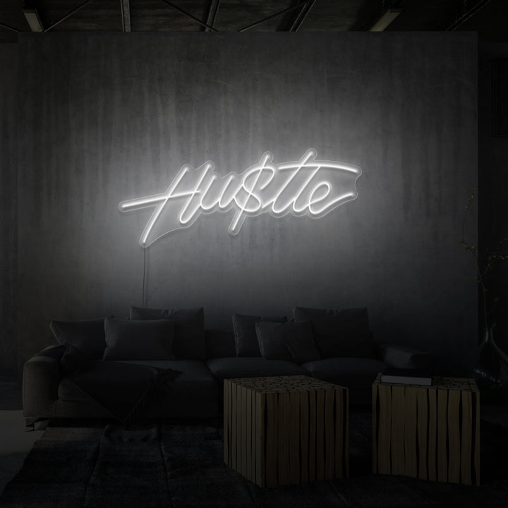 „HU$TLE“ NEONSCHILD
