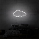 Leuchtreklame „DIE WOLKE“.