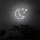 Leuchtreklame „STERNENNACHT“.