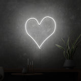 Mini-Leuchtreklame „Herz“.