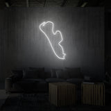 Leuchtreklame „FANØ“.