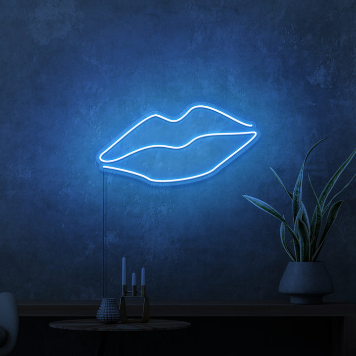 „LIPS“ MINI-Neonschild 