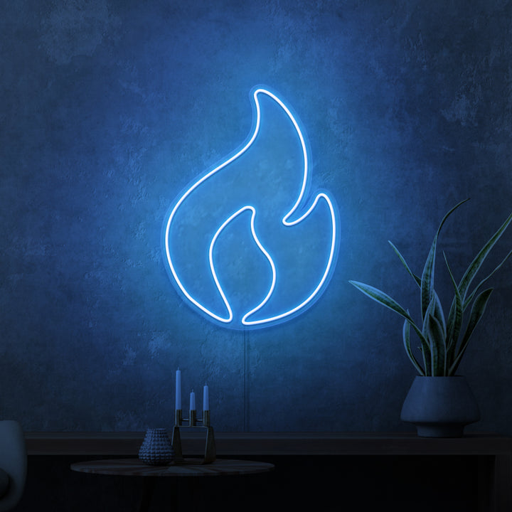 „VIER“ MINI-Neonschild 