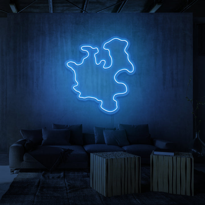 „SEALAND“ NEONSCHILD 