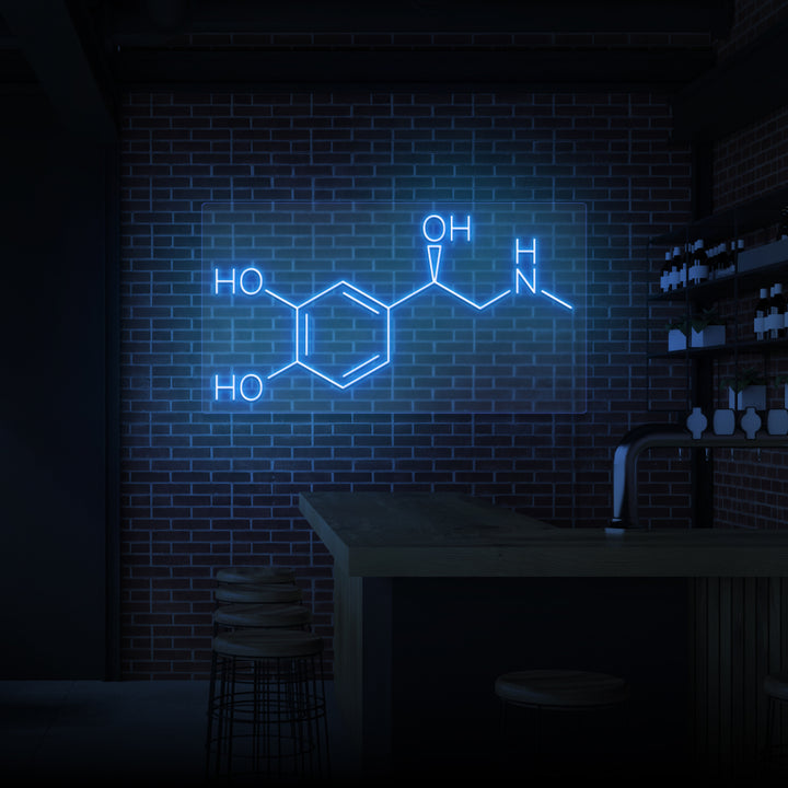 Leuchtreklame „Adrenalin“. 