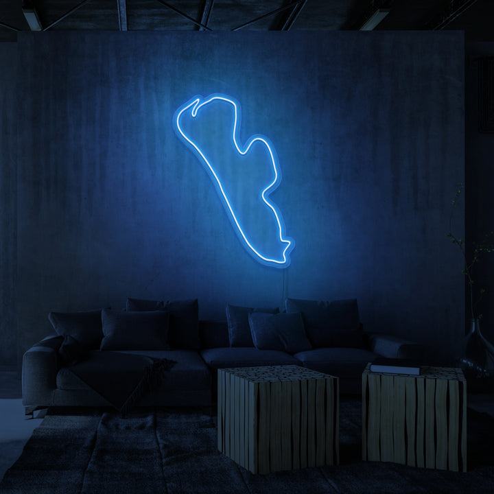 Leuchtreklame „FANØ“. 