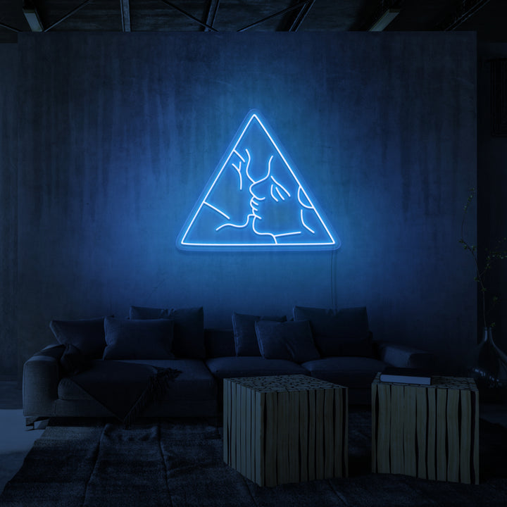 Leuchtreklame „LIEBHABER“. 