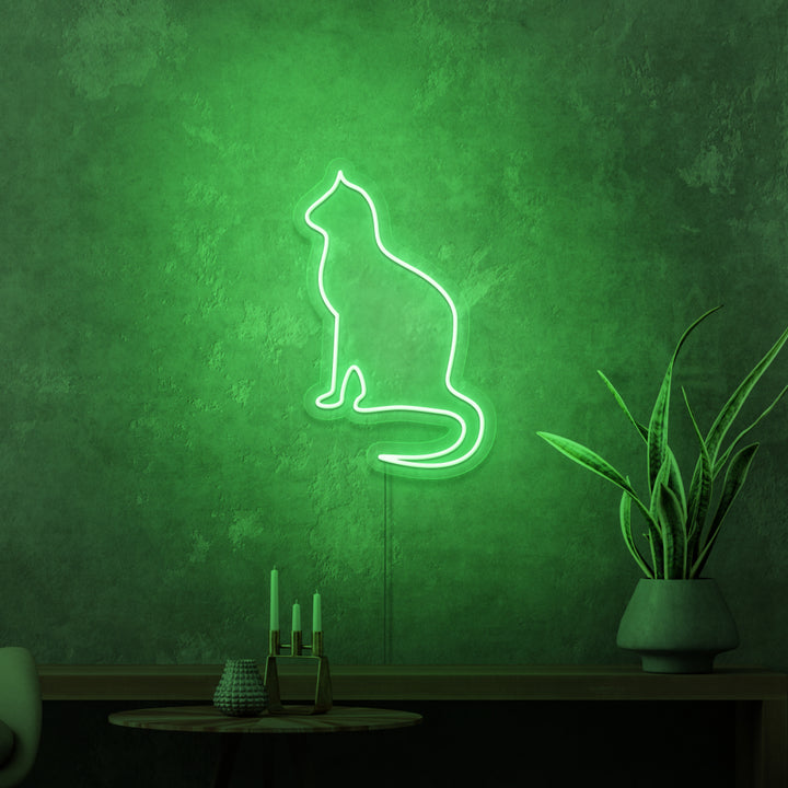 Mini-Leuchtreklame „KAT“. 