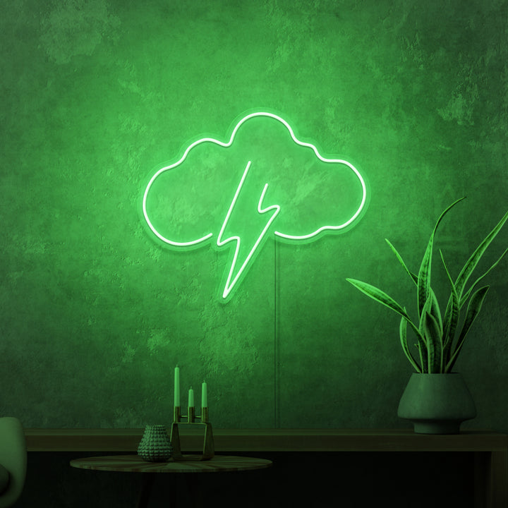 Mini-Leuchtreklame „Sturm“. 