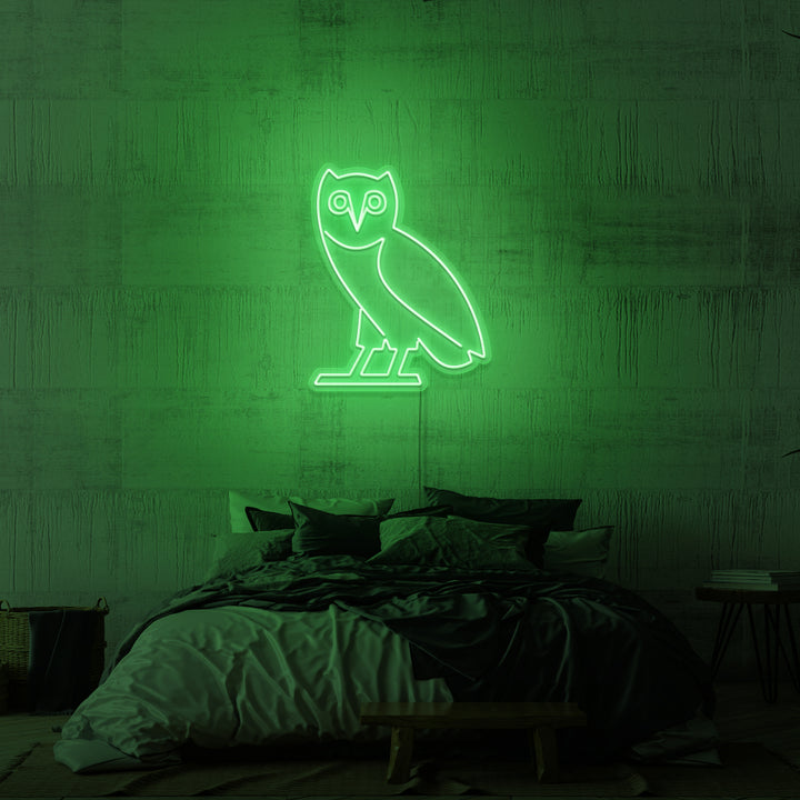 Leuchtreklame „Eule“. 