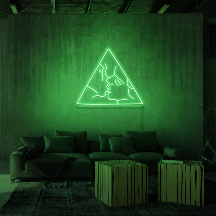 Leuchtreklame „LIEBHABER“. 