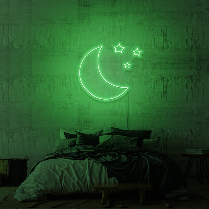 Leuchtreklame „STERNENNACHT“. 