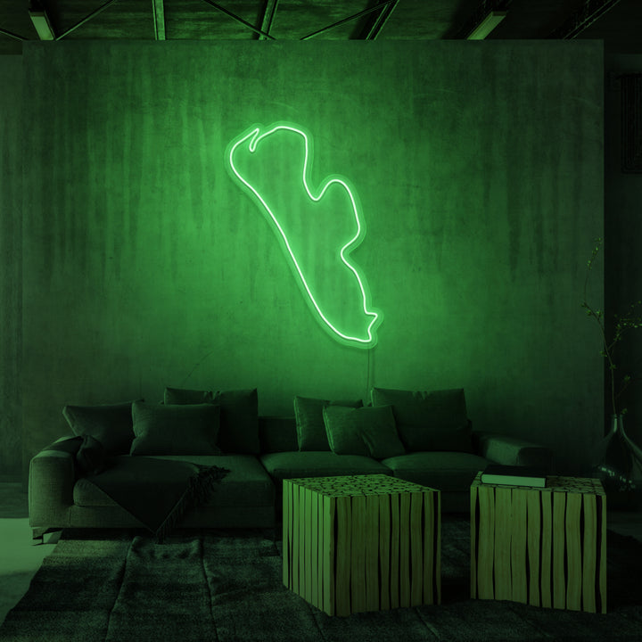 Leuchtreklame „FANØ“. 