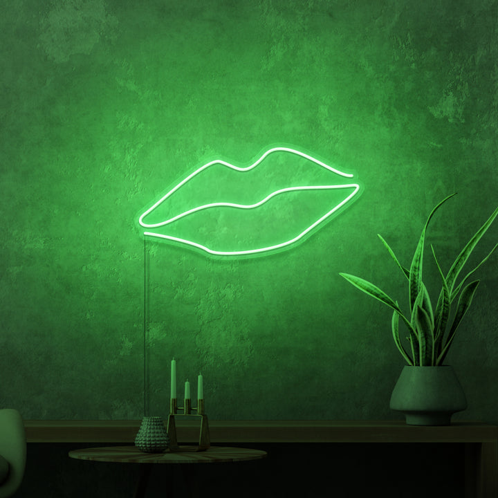 „LIPS“ MINI-Neonschild 