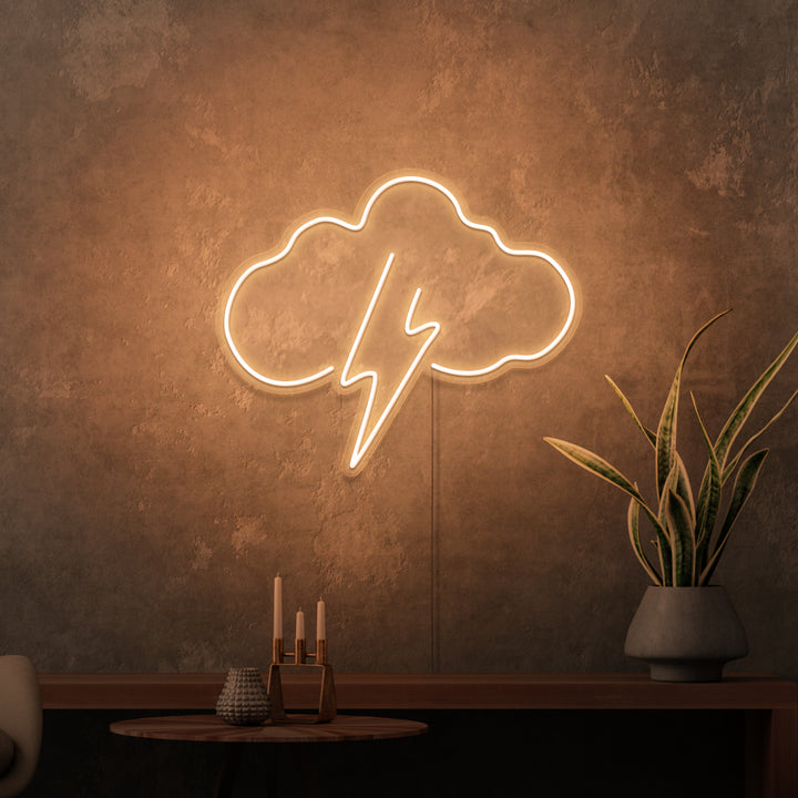 Mini-Leuchtreklame „Sturm“. 