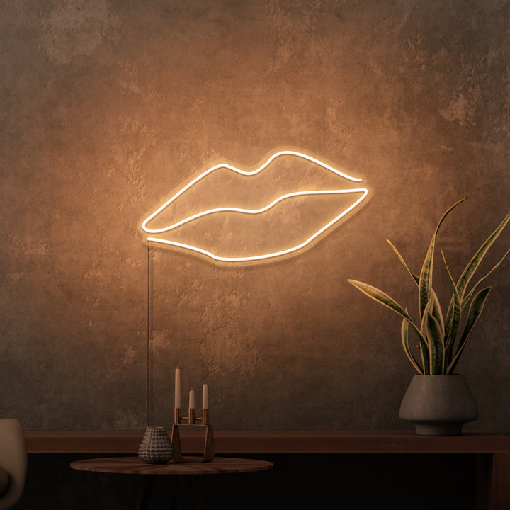„LIPS“ MINI-Neonschild 
