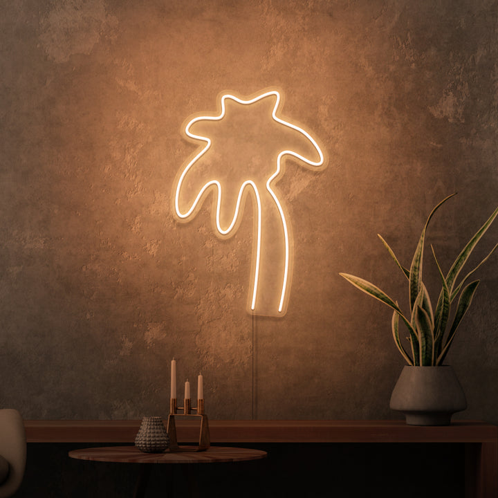 Mini-Leuchtreklame „Palm“. 