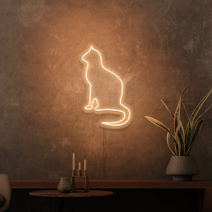 Mini-Leuchtreklame „KAT“. 