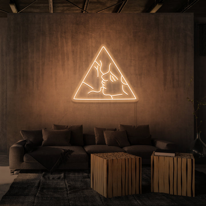 Leuchtreklame „LIEBHABER“. 