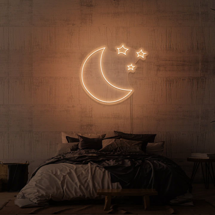 Leuchtreklame „STERNENNACHT“. 