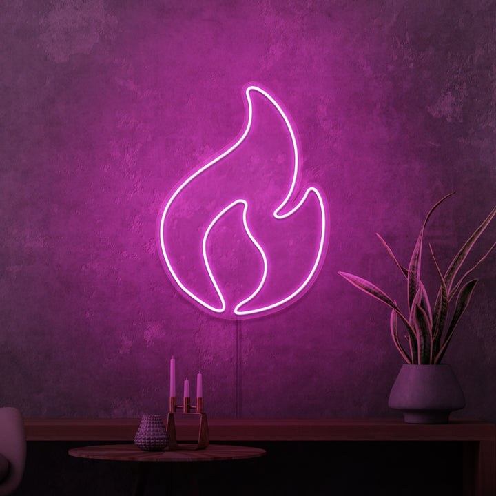 „VIER“ MINI-Neonschild 