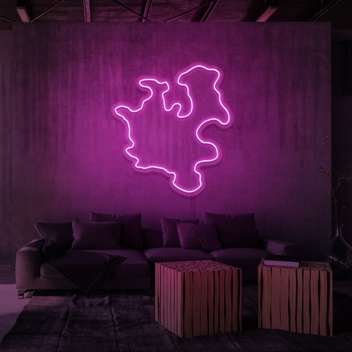 „SEALAND“ NEONSCHILD 