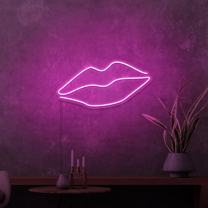 „LIPS“ MINI-Neonschild 