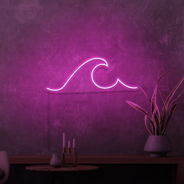 Mini-Leuchtreklame „SURFER WAVE“. 