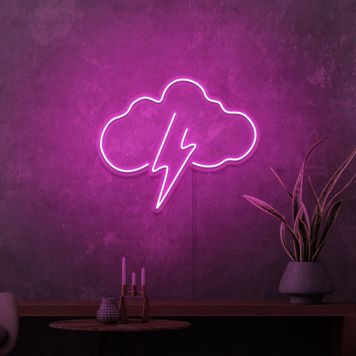 Mini-Leuchtreklame „Sturm“. 