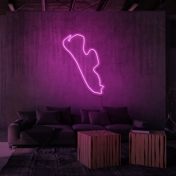 Leuchtreklame „FANØ“. 