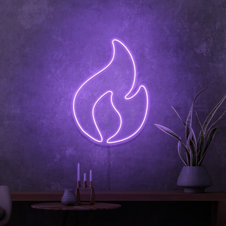 „VIER“ MINI-Neonschild 