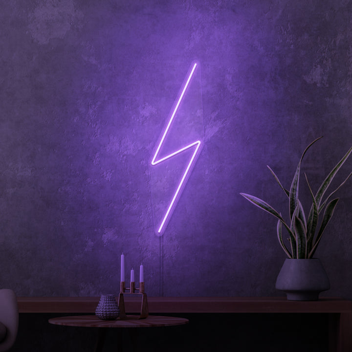 „LIGHTNING“ MINI-Neonschild 
