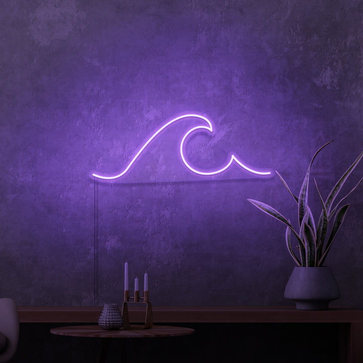 Mini-Leuchtreklame „SURFER WAVE“. 