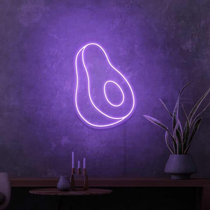 Mini-Leuchtreklame „AVOCADO“. 