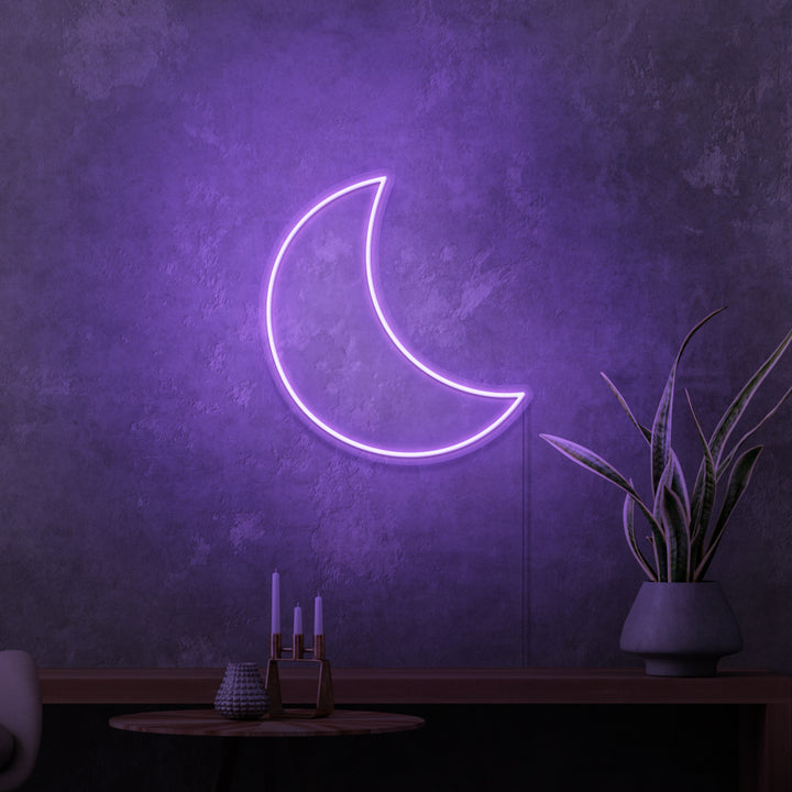 Mini-Leuchtreklame „Mond“. 