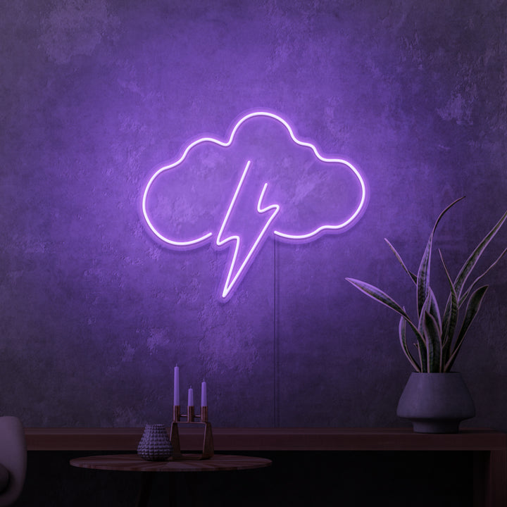 Mini-Leuchtreklame „Sturm“. 